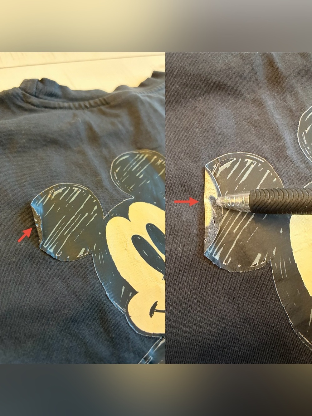 Disney Kids Black Wash 100% Cotton Mickey Mouse and Pluto Graphic T-shirt Boys 6 - Picture 4 of 13